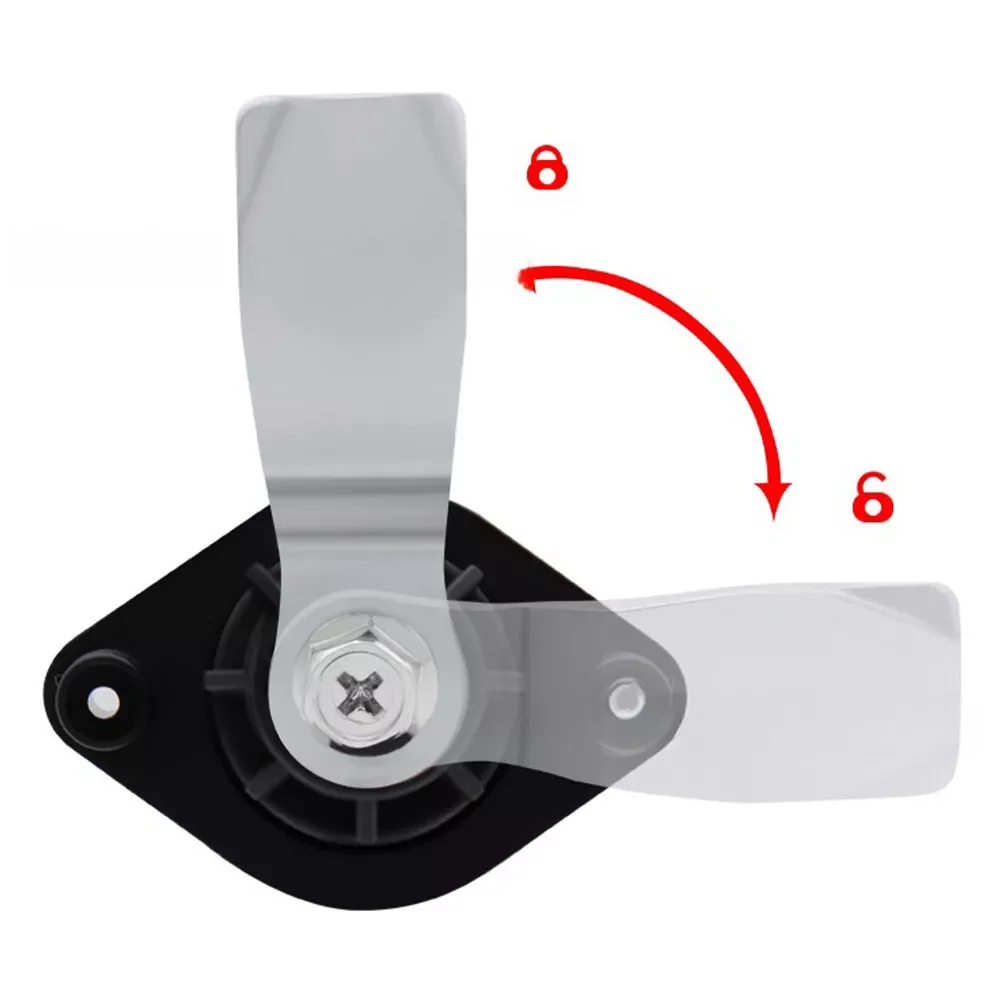 Caravan T-Handle Lock With 2 Keys RV Cabin Door Lock Compression Seal Lock Luggage Flat Cabin Door Lock For Caravan Motorhom view 4
