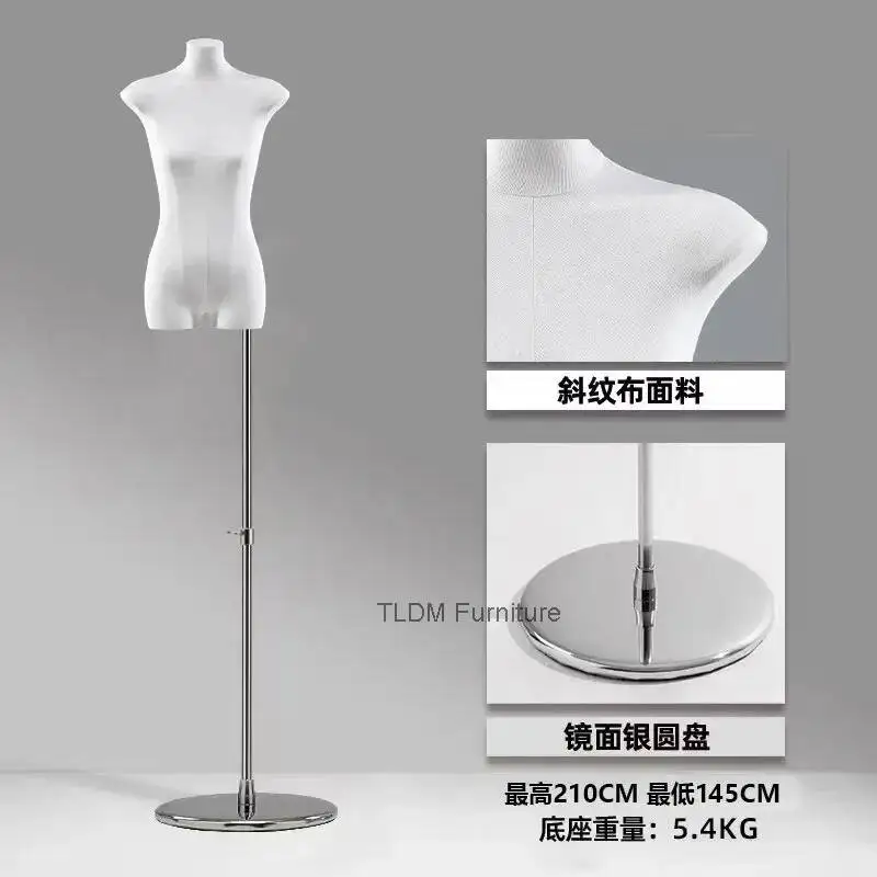 

Form Bust Korean Stand Clothing Style Half-Body Dress Slim with Display Female for Mannequin, Store Flat Window JT40M