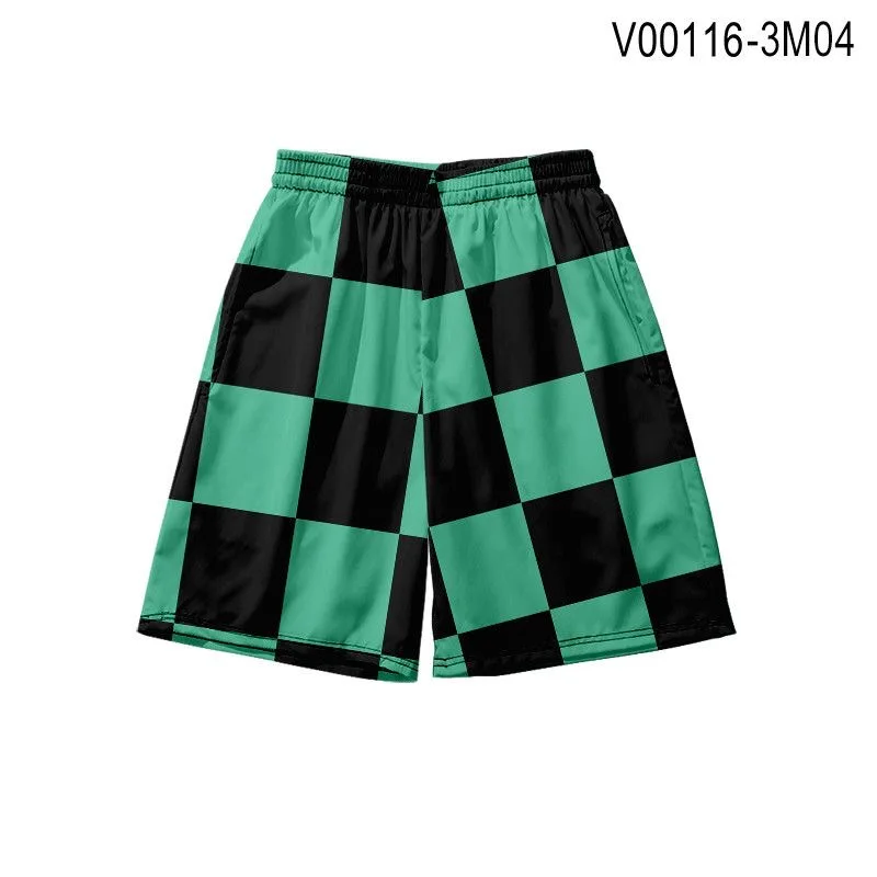 Anime Surroundings uomo donna pantaloncini Pantaloncini Anime Fans Cosplay Abbigliamento estivo Comodo slip traspirante per personaggi dei cartoni animati