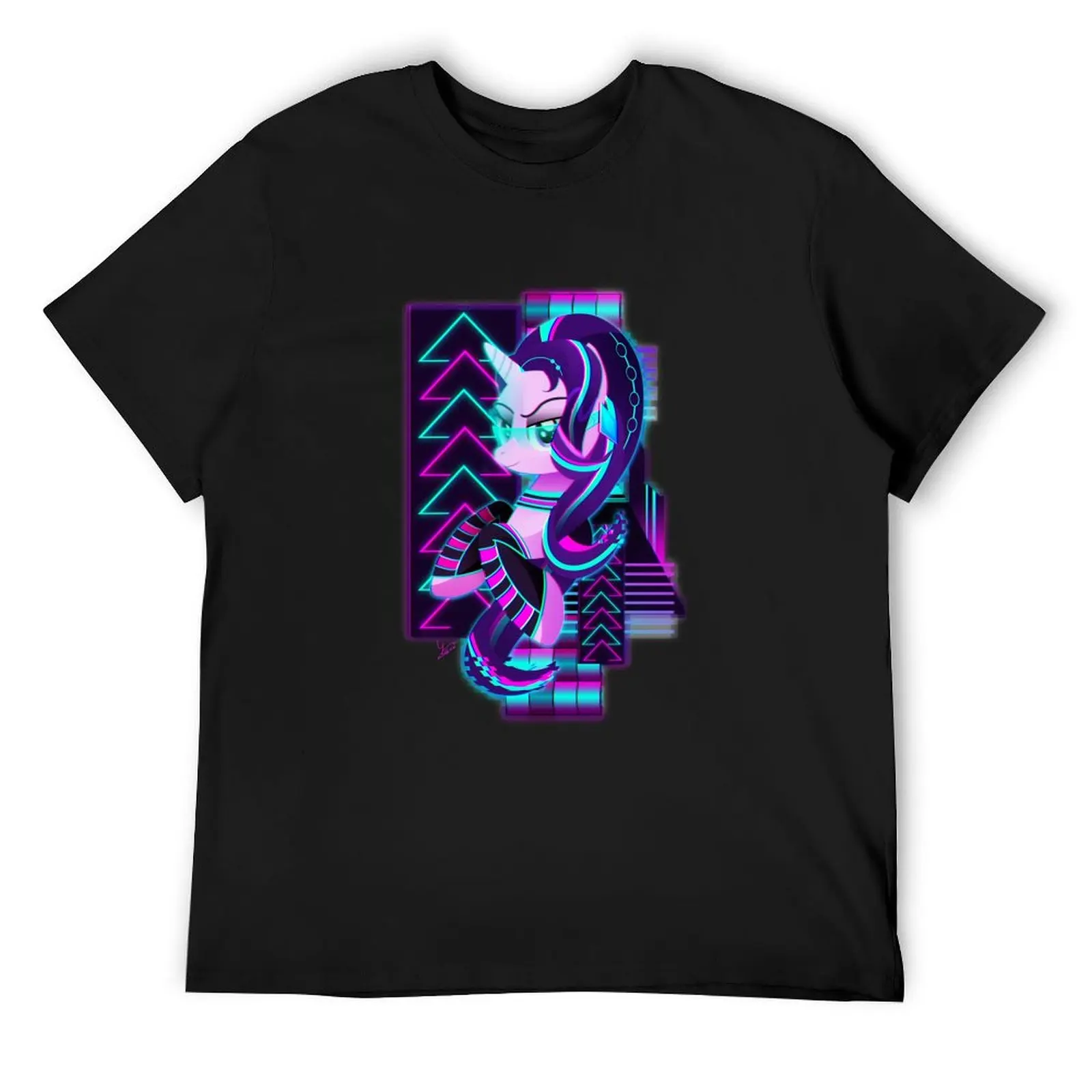 Synthwave Starlight Glimmer T-Shirt oversized graphic tee customs vintage graphic t shirt vintage outfits for men