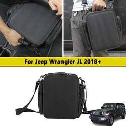 Car Rear Under Seat Storage Bag Box for Jeep Wrangler JL 2018-2025 Backseat Organizer Interior Accessories Stowing Tidying