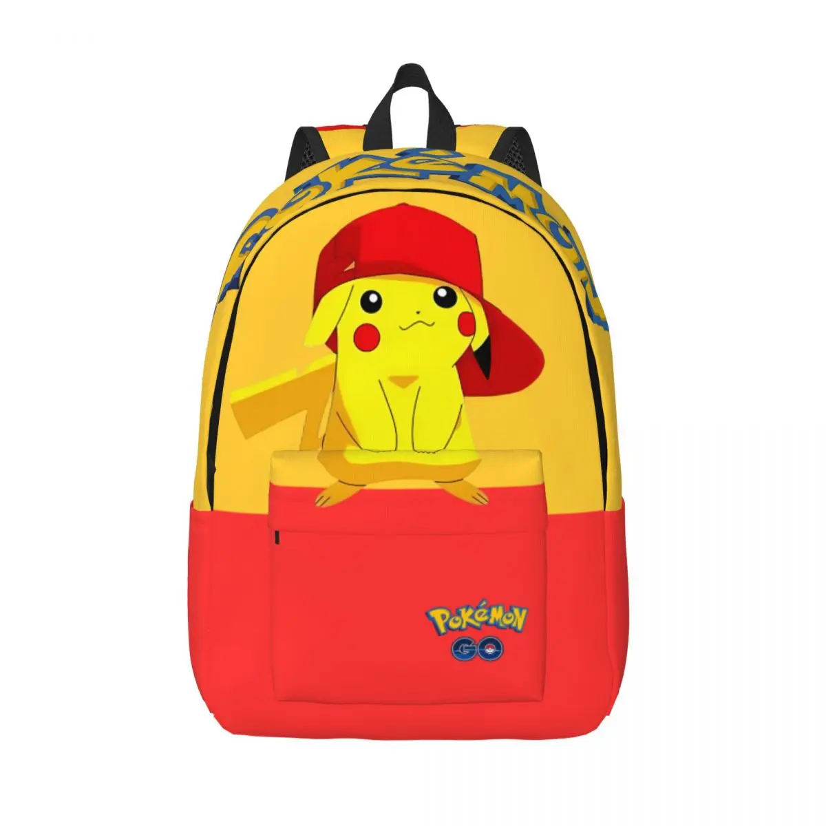 For Gifts Pokemon Copia De Panda Sticker Zipper Closure College Bag Pocket Monster Pikachu Super Staff Storage Bag Camping