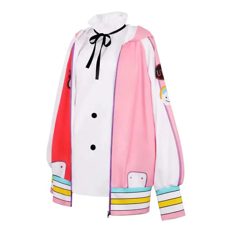 2025 aaa Anime and TV "One Piece: Red-Haired Diva" cosplay clothing set Uta costume accessories Luffy Christmas party girl gifts view 5