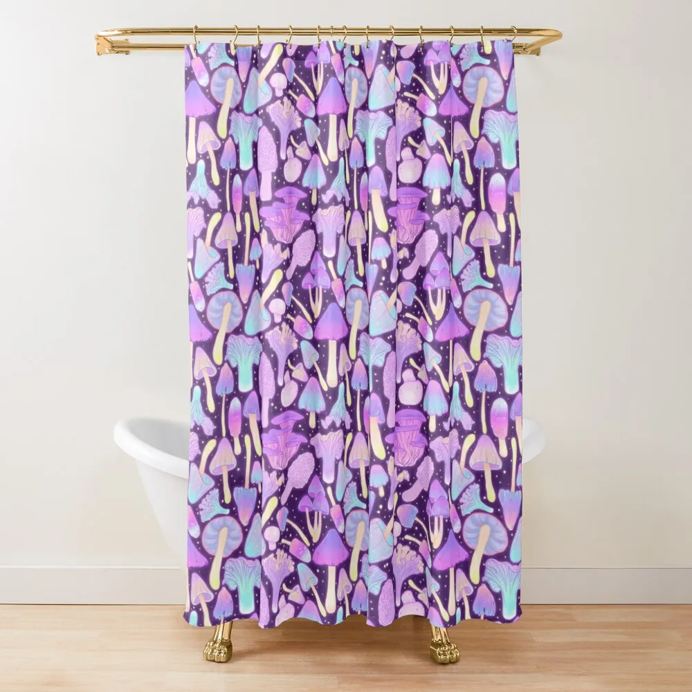 

Spooky Mushroom Hunt Shower Curtain In The Bathroom Bathroom Accessorys Curtain