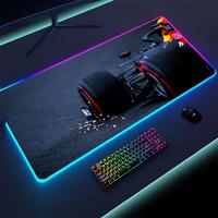 Formula 1 Racing Circuit Mousepad Gaming LED Luminescence Mouse Pads 900x400mm RGB Table Pad PC Office Accessories Keyboard Mats