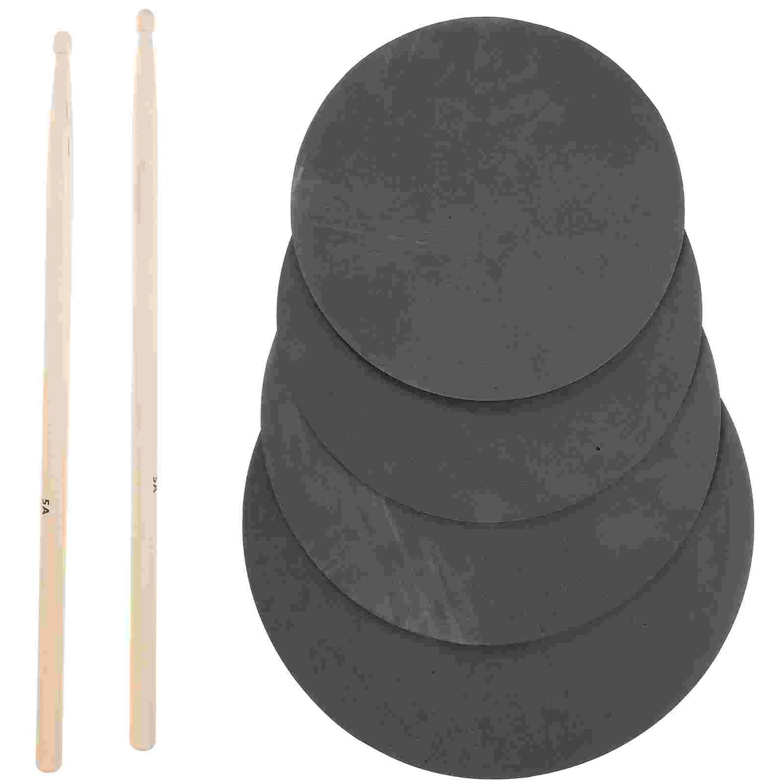 Snare Practice Pad Metronome for Drums Drumming Mute 14 Stick Muffler Kit