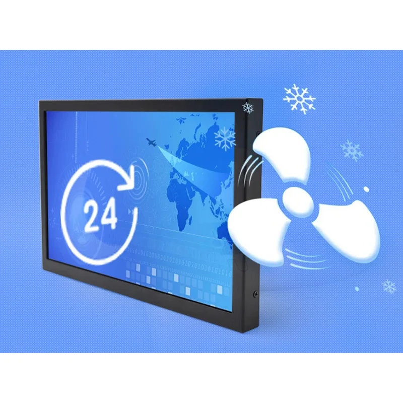 1500 nits Sun readable outdoor IP65 15.6 inch touch monitor, industrial monitor ,resistive touch screen monitor for boat