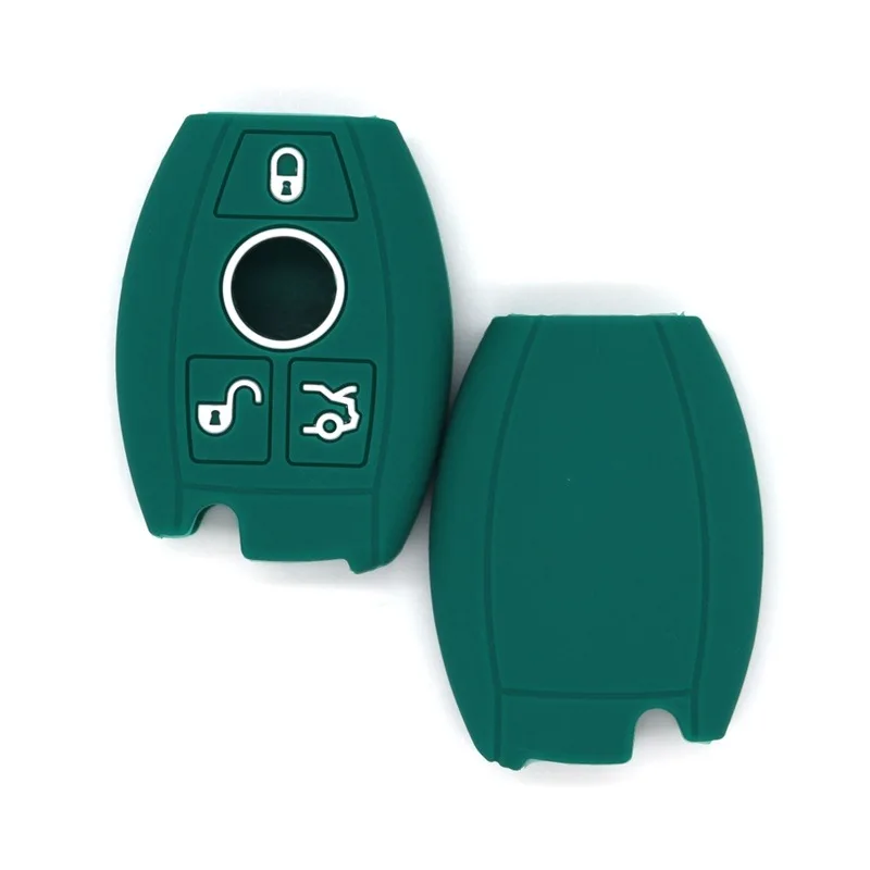 مناسبة لمرسيدس بنز القديمة S-class C200A180GLA200GLC260 غطاء مفتاح السيارة السيليكون متعدد الألوان