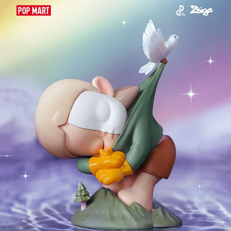 POPMART Zsiga Let It Be série aveugle boîte aléatoire jouets Kawaii Anime figurine Caixa Caja Surprise boîte mystère poupées filles cadeau