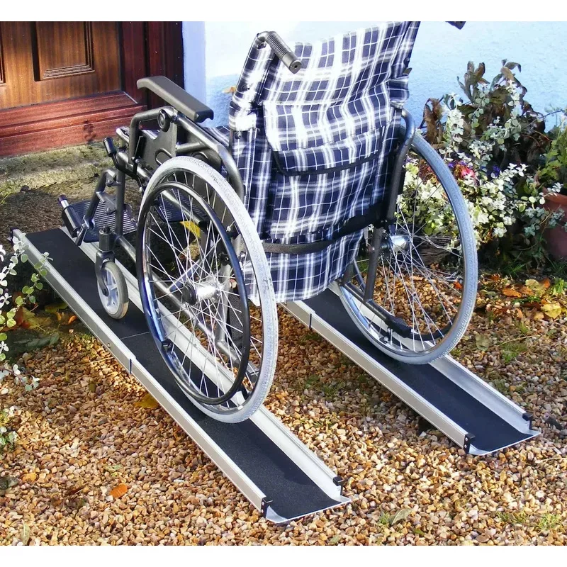 180Cm 6Ft Telescopic Portable Wheelchair Ramps Loading Ramp