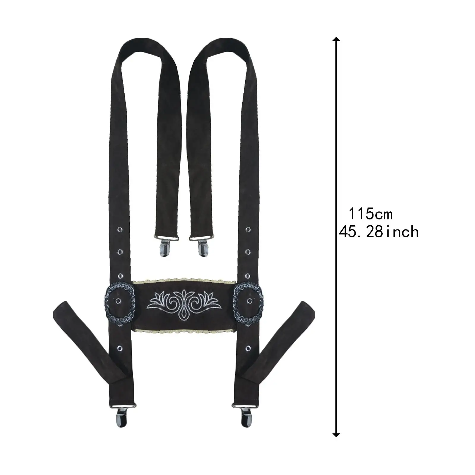 men's-lederhosen-suspenders-polyester-materials-cross-strap-design