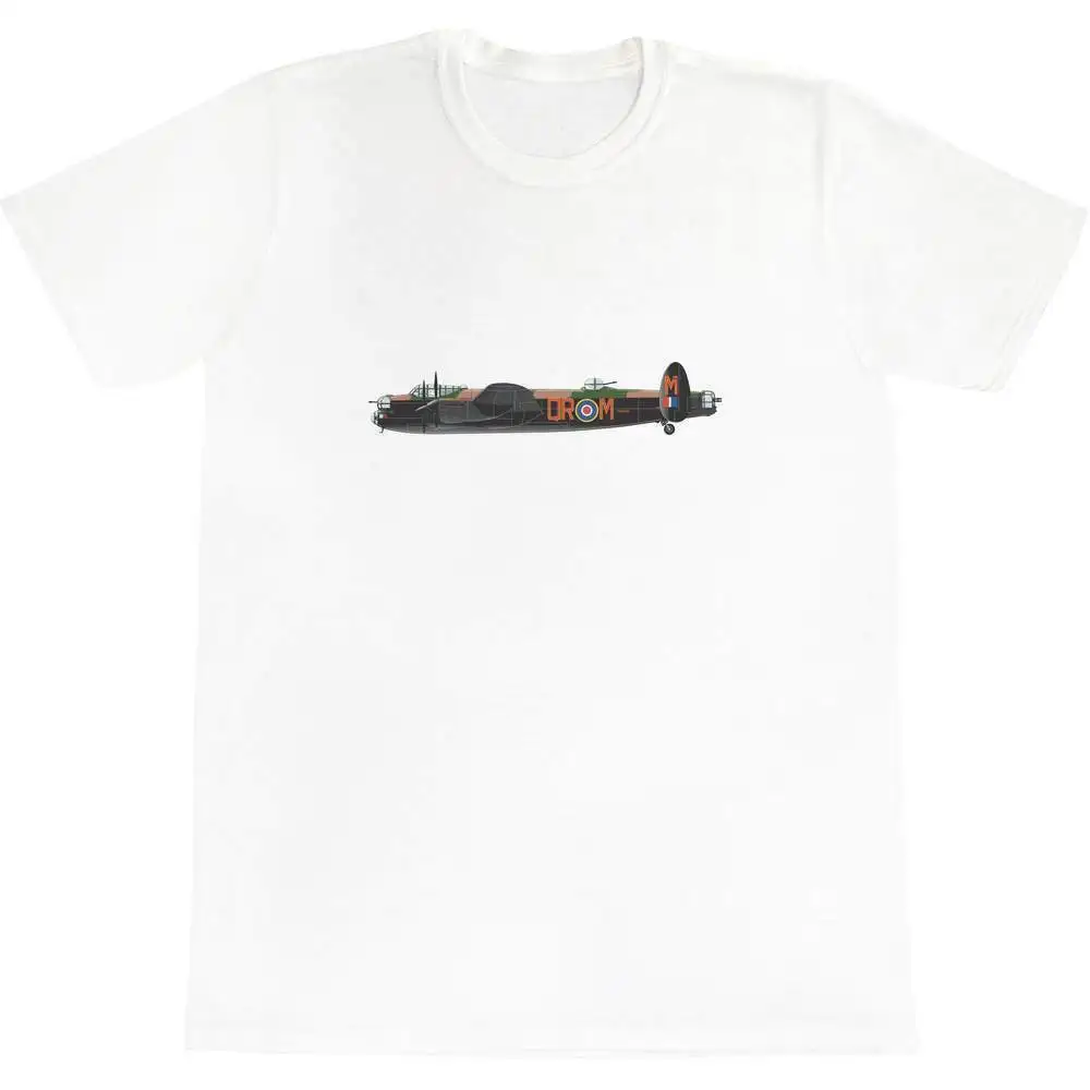 

Avro Lancaster Bomber Graphic Tshirts Men's Pure Cotton Crew Neck Casual T-Shirts High Quality