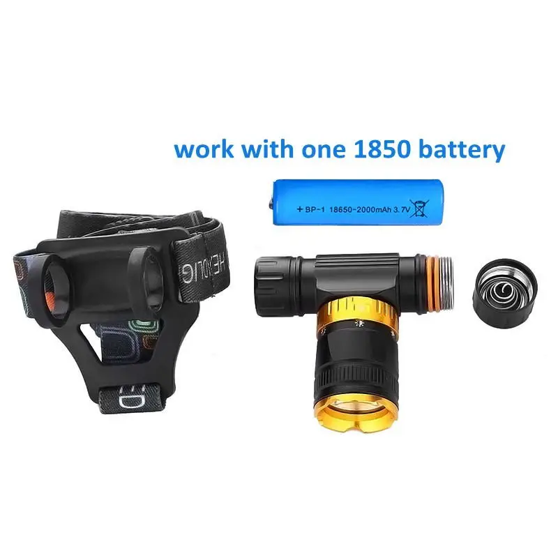 TMWT Diving High Power Headlamp LED Headlight High Quality IP68 Waterproof 2000 Lumen Rechargeable Head Light