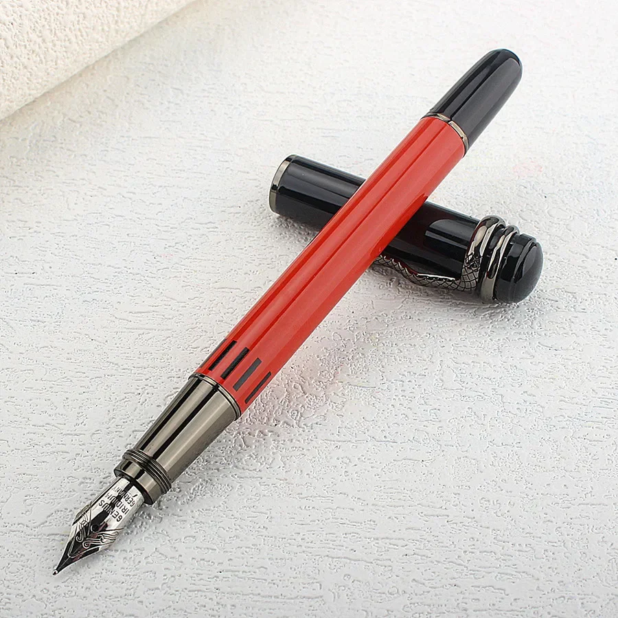 Luxury  899 Metal Fountain Pen Matte Barrel 0.5mm Ink Pen Office Business Writing Gift Ink Pen