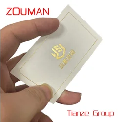 Custom , High Quality Custom Luxury Gold Foil Logo Printing Business Cards With Own Design Printing Service