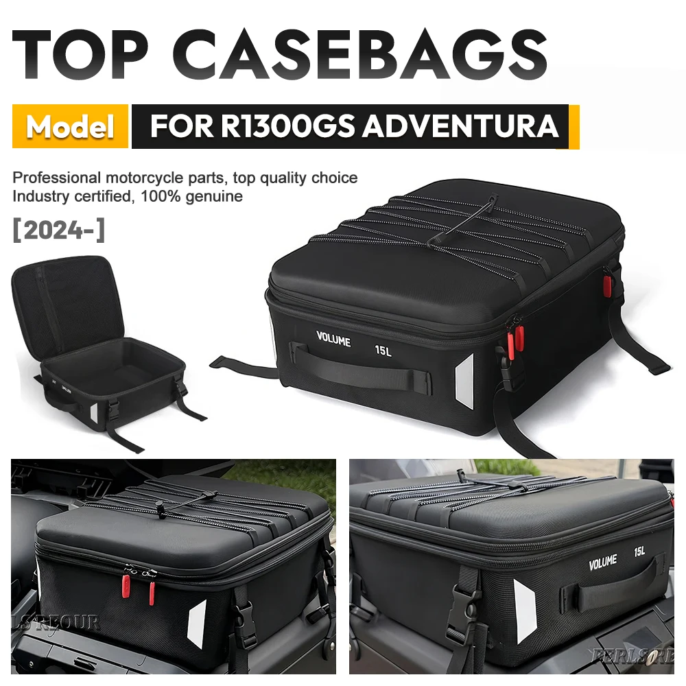 Detachable & Easy Removal Motorcycle Tail Bag, Suitable for BMW R1300GS Adventure 2024-2026