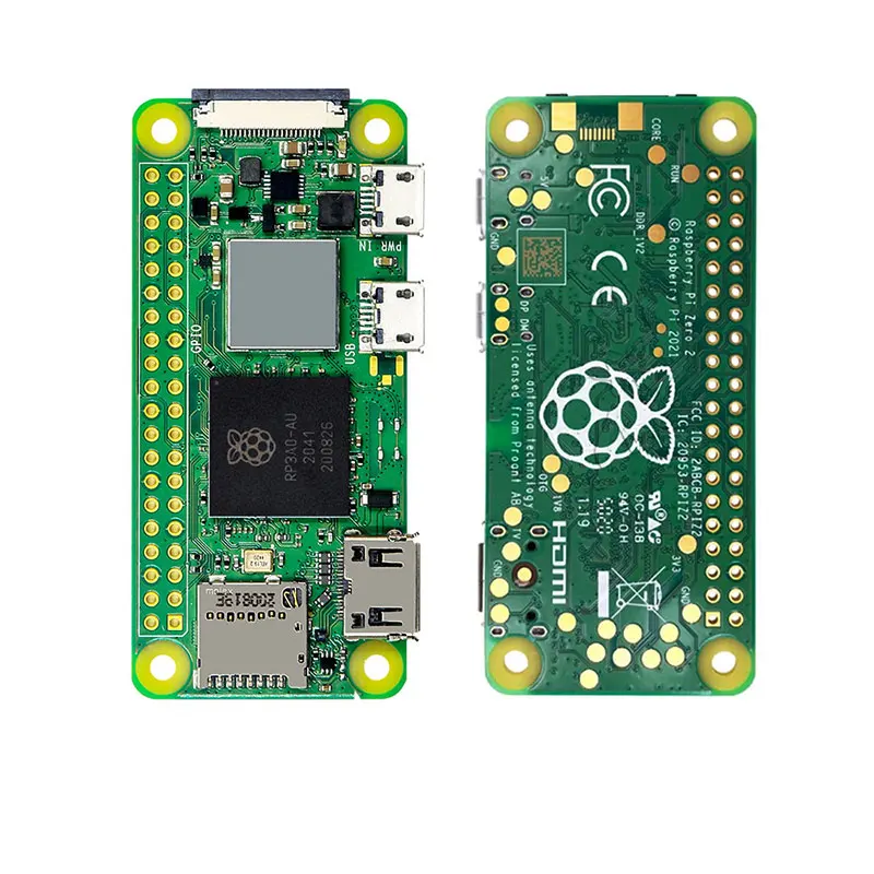 Raspberry Pi Zero 2 W czterordzeniowy 64-bitowy Cortex-A53 Bluetooth BLE i WiFi Pi Zero 2 Pi 0 1GHz 512MB SDRAM bezprzewodowy LAN RPI0 2 W