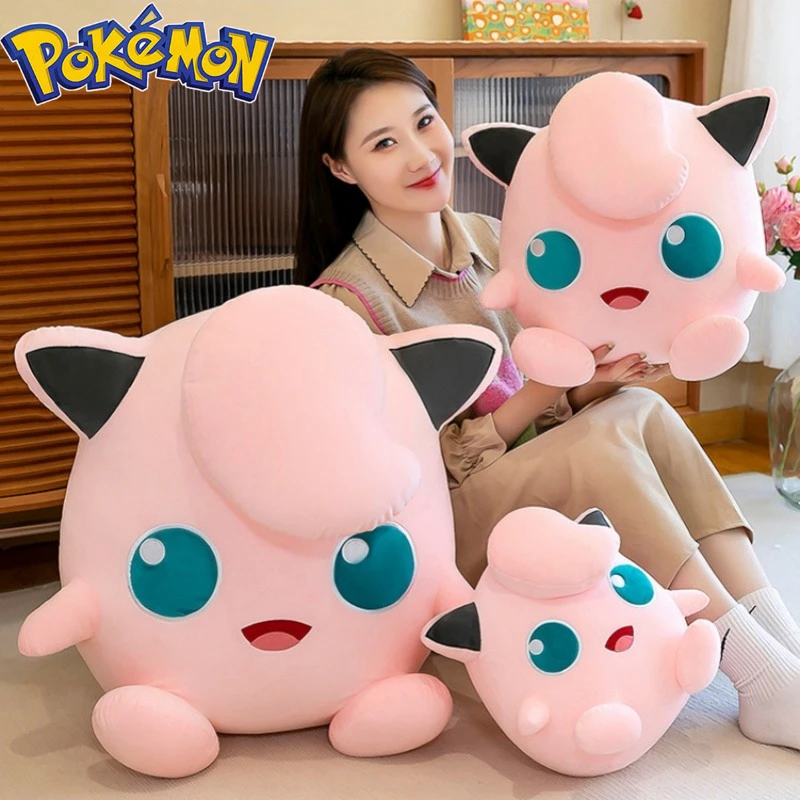 30/40/50 سنتيمتر حجم كبير البوكيمون Jigglypuff أفخم Kawaii الكرتون أنيمي بلوشيز وسادة دمية ناعمة محشوة بلوشي هدايا الأطفال #4
