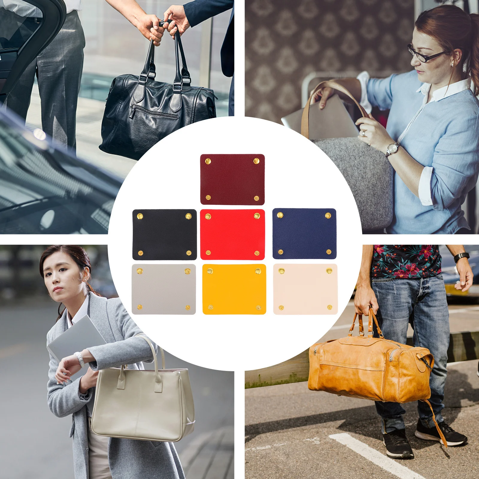 

7Pcs Bag Handle Cover Wrap Protector for Luggage Handbags Shoulder Bags Tote Suitcases Bag Handle Cover