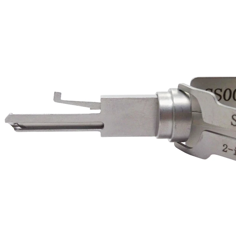 Lishi SS002R 2 in 1 Locksmith Tool Lock Pick Decoder Flat Milling for Dalian Lion reverse S‑groove Home Door Civil Lock