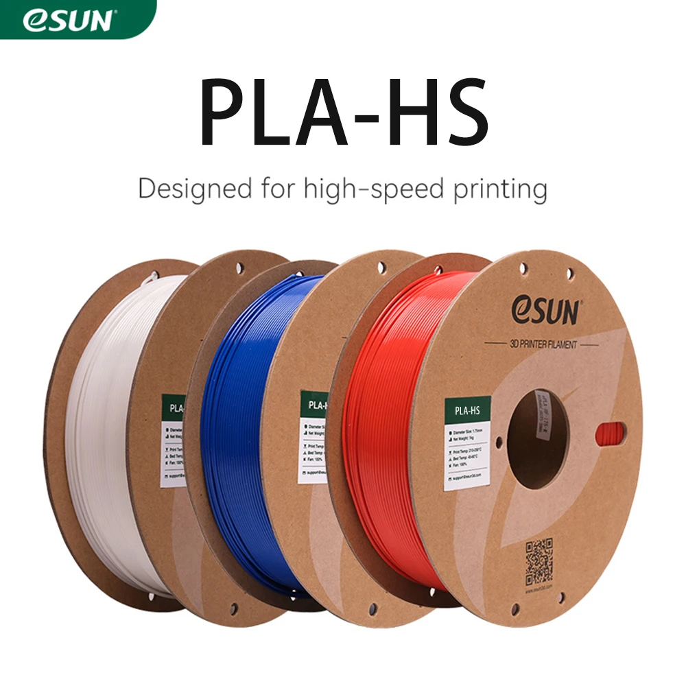 eSUN High Speed PLA Filament For 3D Printer Fast PLA 3D Printer Filament 1.75mm 1KG Spool Upgraded PLA 3D Fast Printing Material