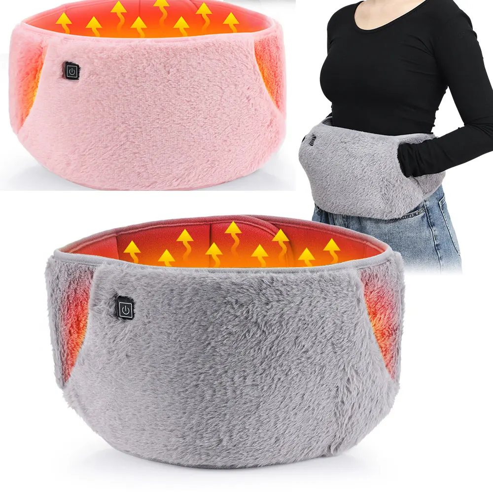 

Waist Warmer Uterus Warming Belt Electric Heated Cold Protection Hand Heating Abdominal Massager With 3 Adjustable Temperature