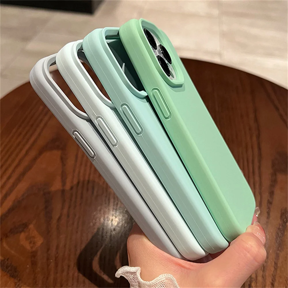 الفاخرة لابل الأصلي سيليكون جراب هاتف آيفون 16 15 13 12 11 14 برو ماكس ميني X XS XR 8 زائد غطاء مقاوم للصدمات الملحقات