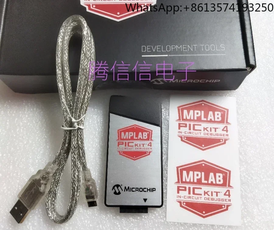 Spot PG164140 MPLAB PICKit 4 Microchip programming downloader Microchip PIC MCU, dsPIC DSC