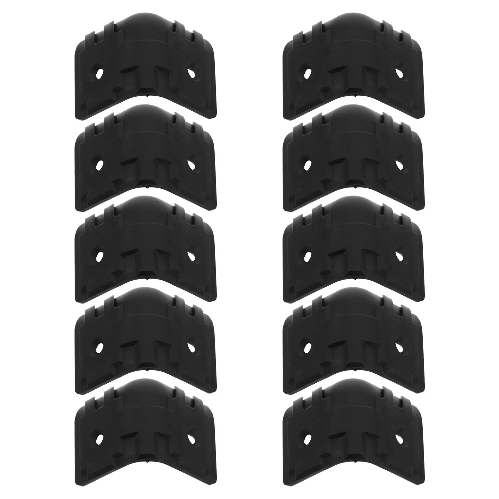 10Pcs Speaker Corner Covers Plastic Loudspeaker Box Edge Protectors Anti-Collision Cabinet Guards Amplifier Bumpers Stage