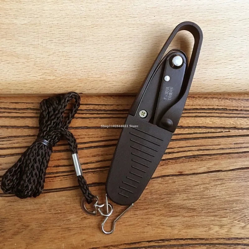 Taiwan Spring Yarn Cut Carbon Steel Leather Professional Thread Shears Handmade DIY Leather Scissors CuttingSewing Accessories