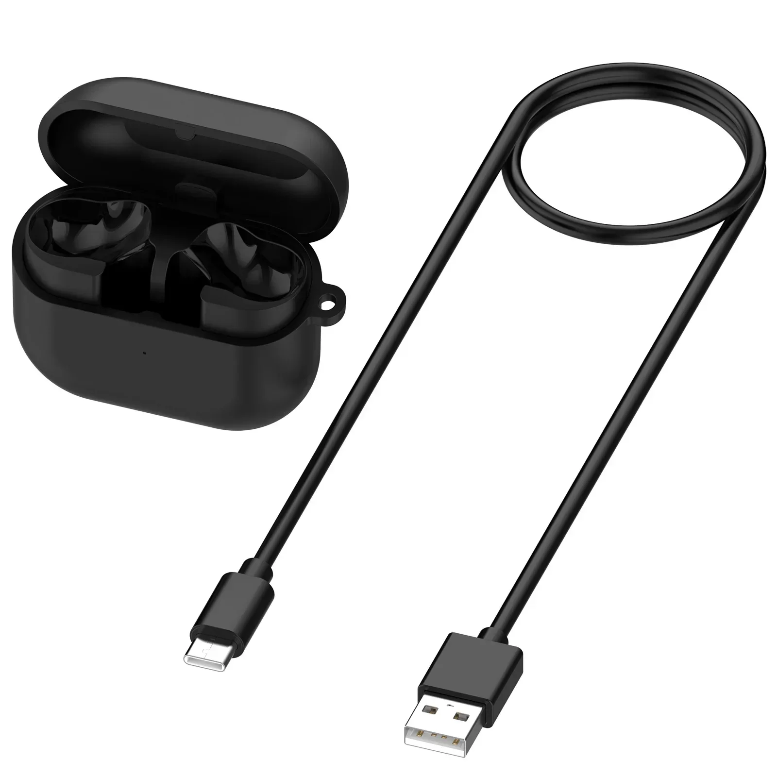 

Зарядный чехол, совместимый с наушниками Samsung Buds3 FE R420, портативный, из ABS-пластика, входное напряжение 5В 0.3А, размеры 59x49x24.4мм