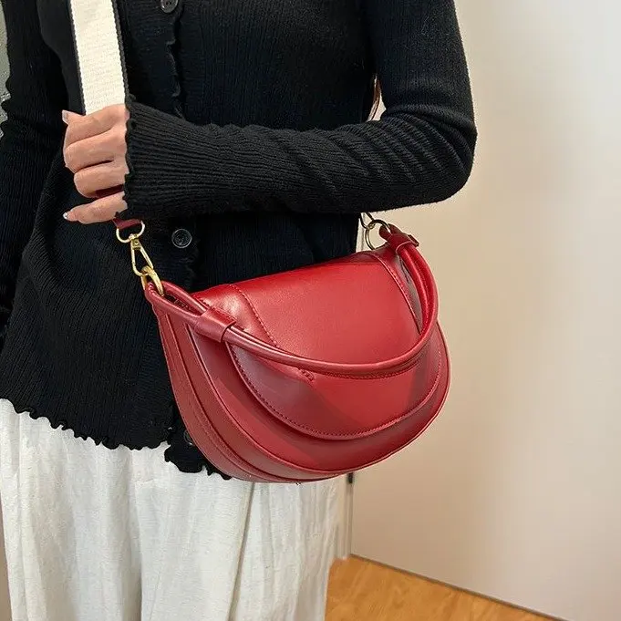 

Новый! Женская минималистичная сумка большой вместимости в стиле ретро — стильная элегантная сумка с откидной крышкой через плечо/кросболо/сумочка