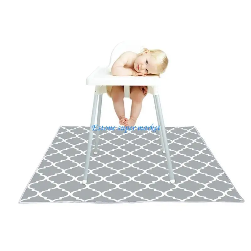 

090B Baby Highchair Bedside Mat Children Mat Kitchen Floor Protective Mat 51’’