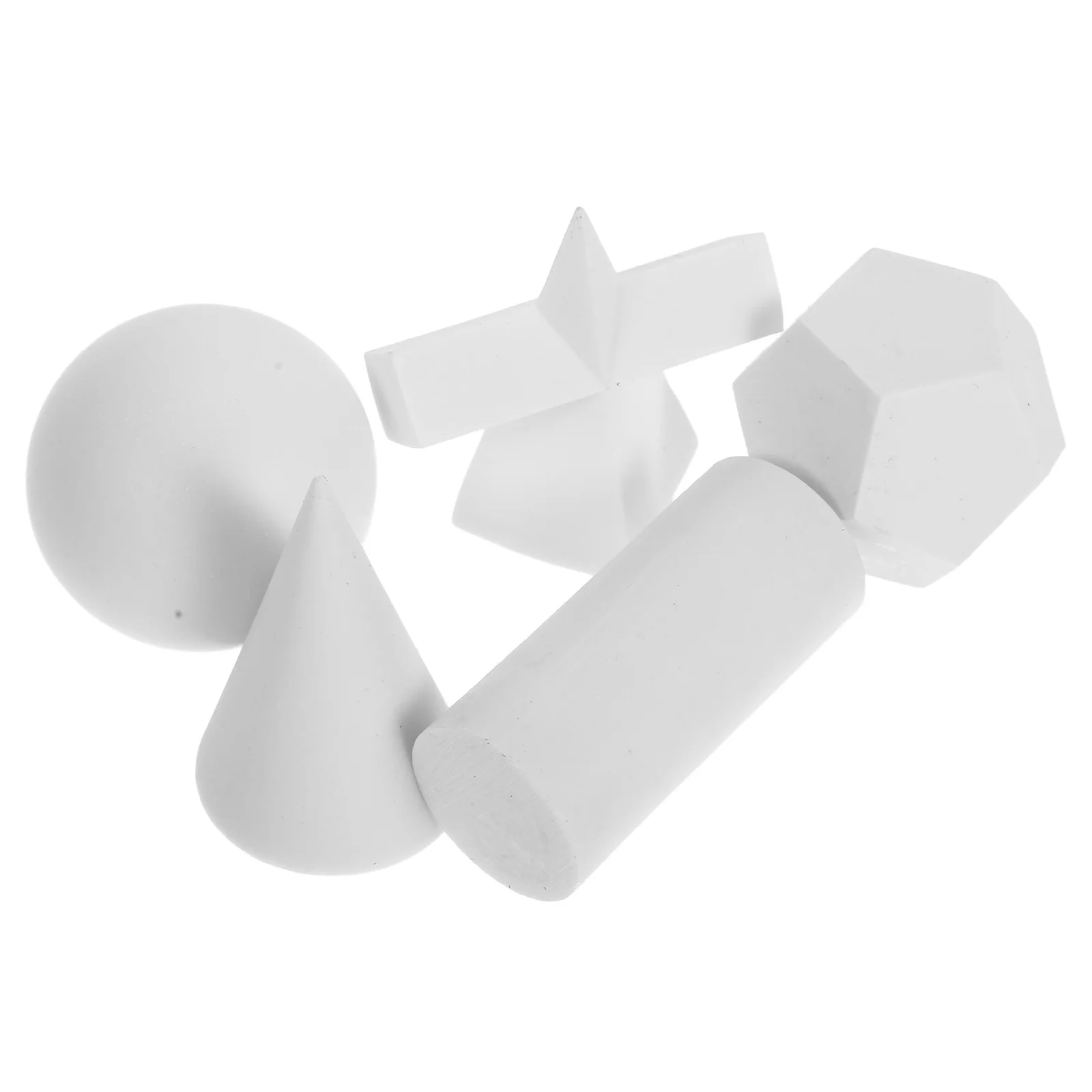 5 قطعة الأشكال الهندسية رسم الدعامة الإبداعية الراتنج الحرفية ديكور غرفة مكتب المنزل وممارسة الرسم العرض #1