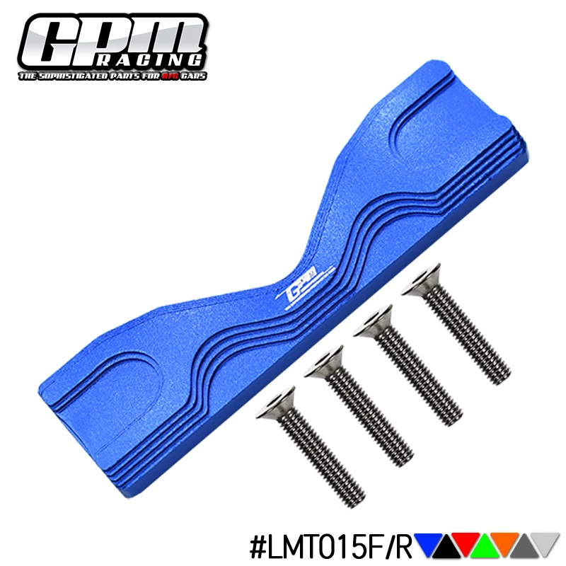 

GPM Aluminum Front/Rear Frame Brace For 1/8 LMT SOLID AXLE Monster Truck LOS04022 LOSI