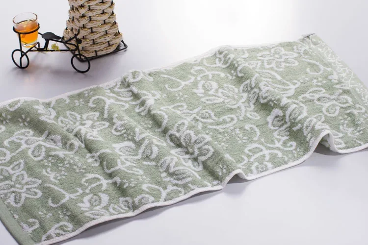 Toalla de algodón sin giro y fibra de bambú de 25x50cm para niños, toalla de mano, venta al por mayor, limpieza del hogar, cara para bebés y niños, alta calidad