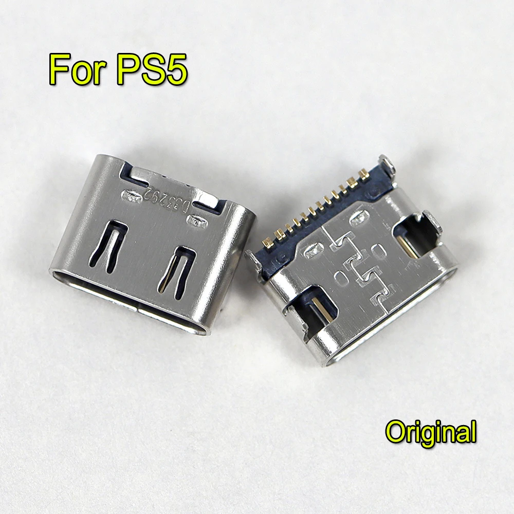 1 шт., разъем питания Micro USB Type-C для контроллера PS5