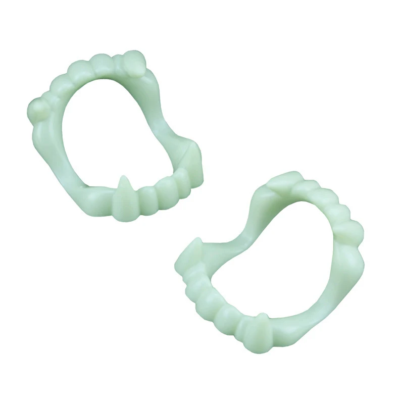 Vampire Cosplay Durable Easy To Use Comfortable Realistic Durable Vampire Fangs Realistic False Teeth For Halloween Halloween