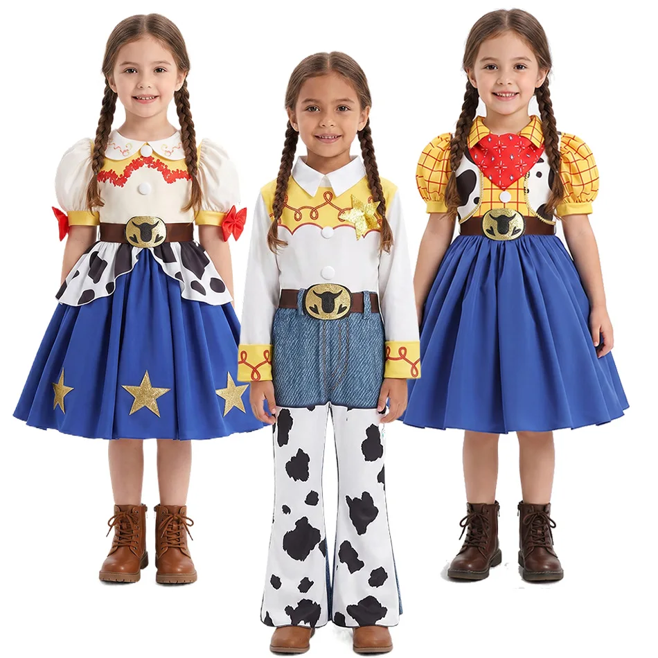 disfraz-de-vaquera-jessie-para-ninas-vestido-de-vaquera-con-estampado-de-vacas-y-mangas-abullonadas-disfraz-de-halloween-o-cumpleanos-para-ninas