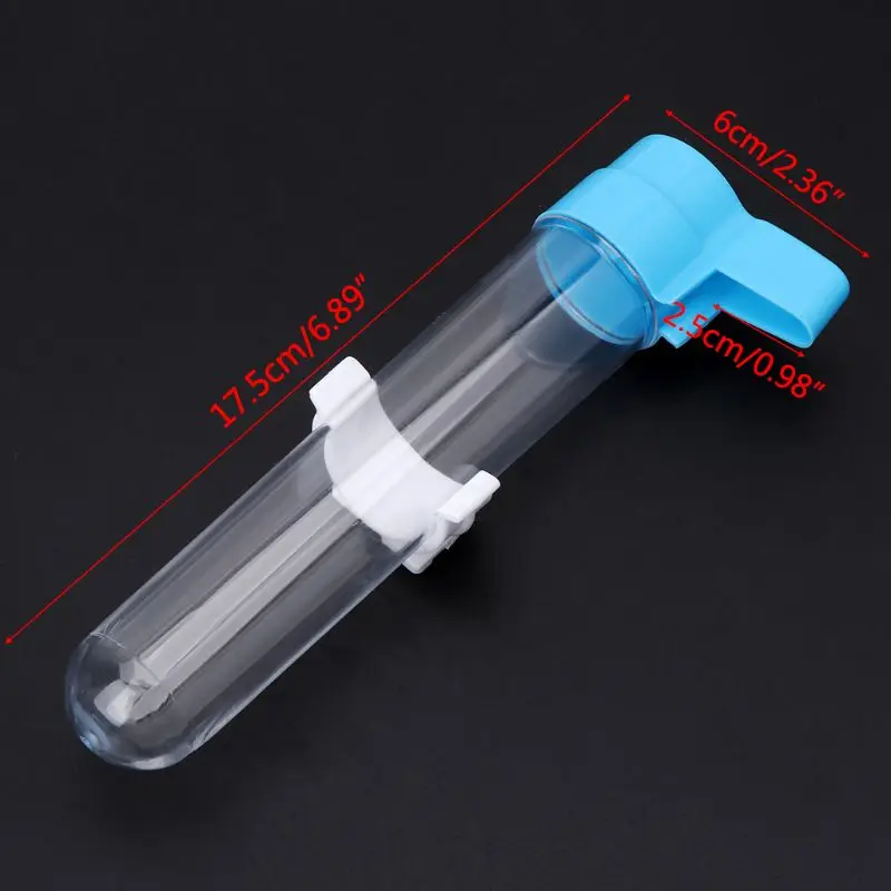 F92B Parakeet Water Water Hanging Plastic Automatic Feeder สำหรับกรงไม่มีภาชนะบรรจุอาหารที่รั่วไหลสำหรับนกขนาดกลาง