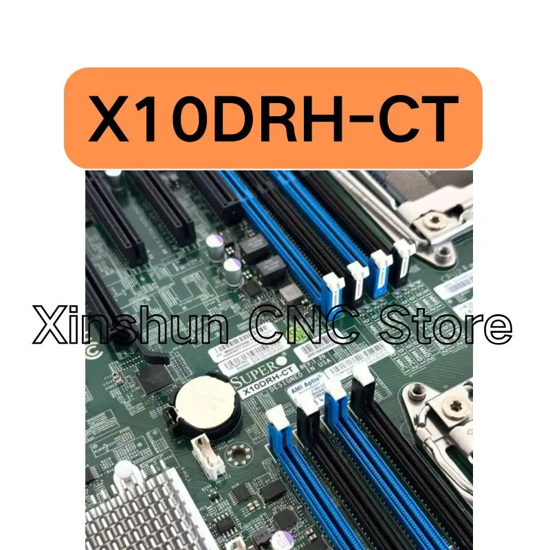 Second hand X10DRH-CT server motherboard integrated with 3108 2G array card, supports 10G split test OK, fast shipping