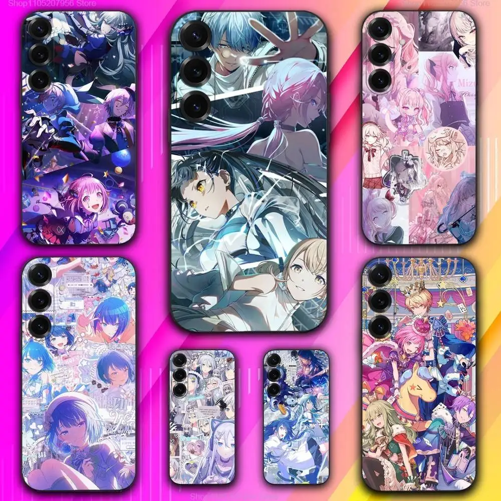 

P-Project S-Sekai Game PJSK Phone Case For Samsung A 73,72,71,53,52,51,41,40,30,22,21,13,12,Note 20,10,9 Ultra Pro 5G Soft