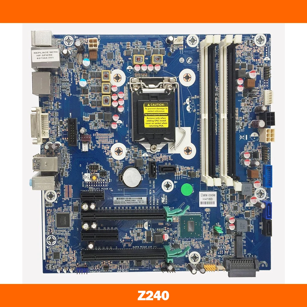 For HP Z240 System Motherboard 837344-001 98397-601 795000-001