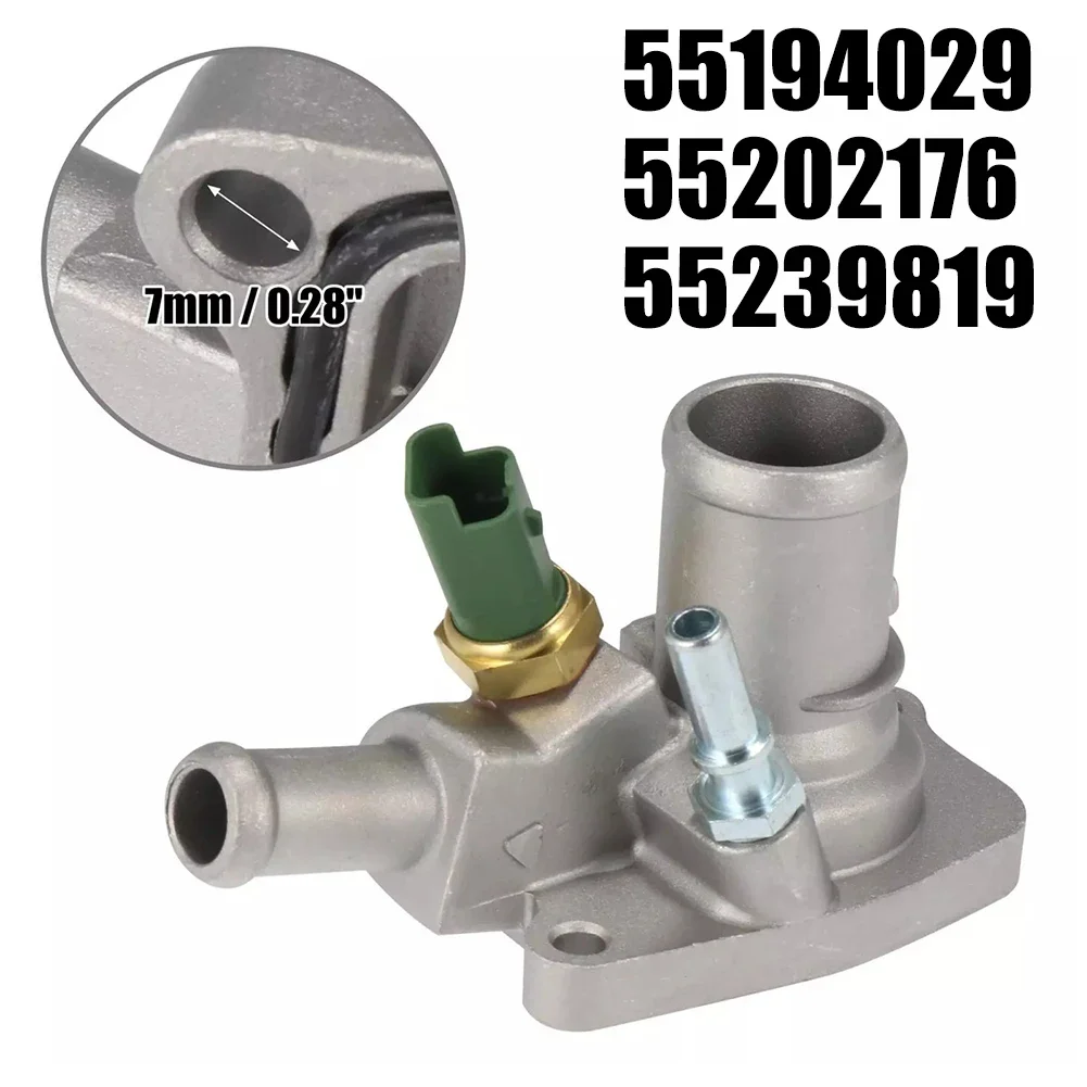 Корпус термостата охлаждающей жидкости двигателя автомобиля для Fiat для Alfa Romeo 55202176 55194029 Для Fiat Idea 1.4 10.2005 Для Fiat Idea 1.4 16 В Корпус термостата охлаждающей жидкости двигателя автомобиля для Fiat для Alfa Romeo 55202176 55194029 Для Fiat Idea 1.4 10.2005 Для Fiat Idea 1.4 16 В