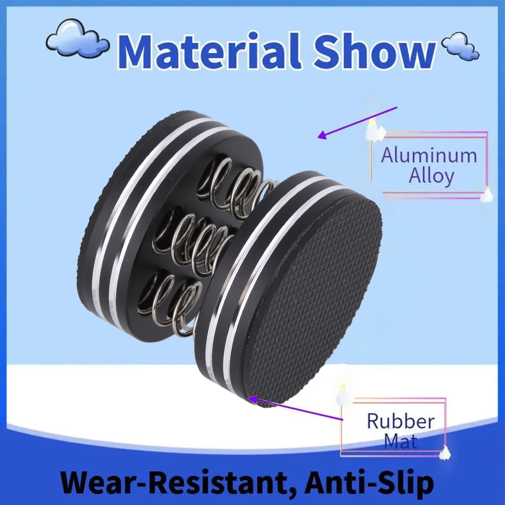 

4 PCS Aluminium Alloy Shock Spikes Spring Damping Pad HIFI Speaker Stand Feet Spike for HiFi Amplifier/Speaker/Turntable/Player