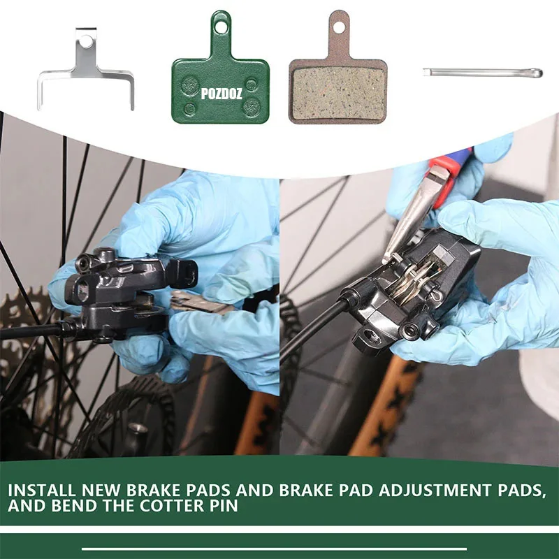 POZDOZ MTB Keramik Straßenbremsbeläge für SHIMANO B01S B05S Mountainbike Hydraulische Scheibenbremsbeläge Fahrrad Radfahren Teile – Detail 4