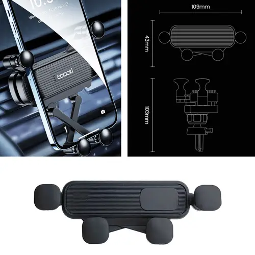 For Ford Fiesta 2009 2010 2011 2012 2013 2014 Car Phone Holder Special Fixed Bracket Base Wireless Charging Interior Accessories - Image 4