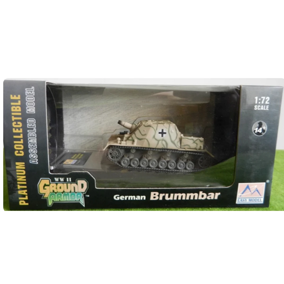 

Easymodel 36117, масштаб 1:72, немецкий самоходный штурмовой пистолет Grizzly, военная пластиковая модель, статическая коллекция, подарок