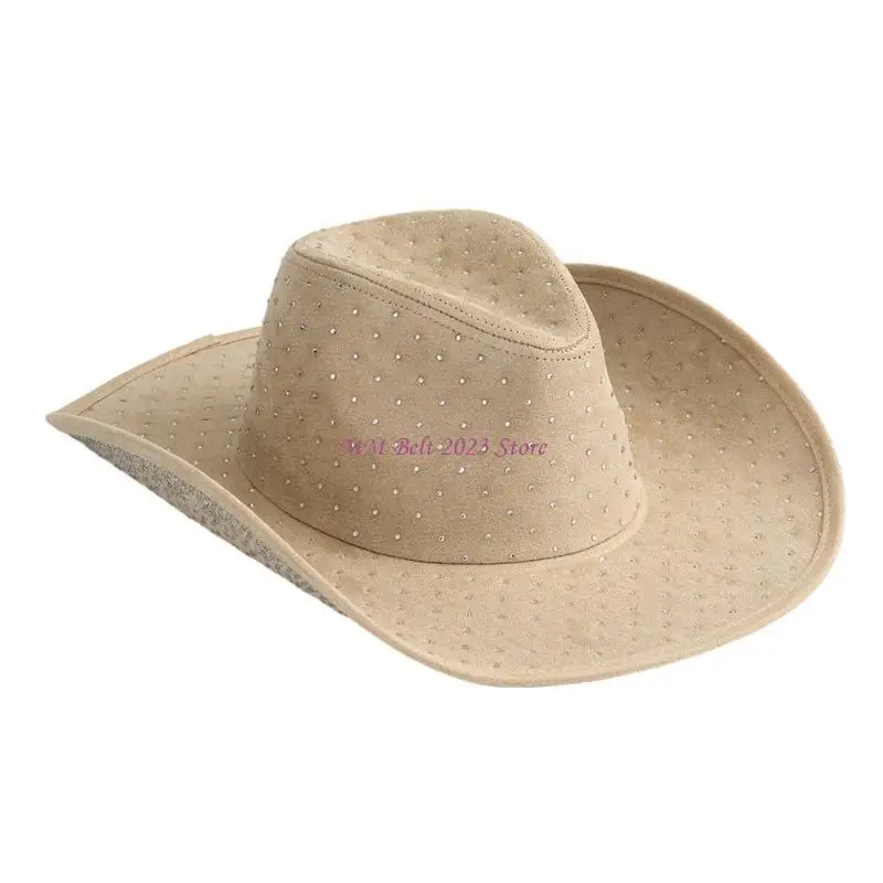 

49ME Шляпа с драгоценными камнями Блестящие хрустальные стразы Праздничная шляпа для музыкального фестиваля карнавалов