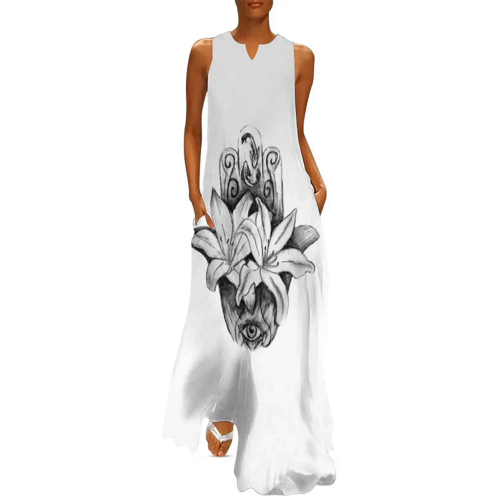 

Lily Hamsa Long Dress women's summer jumpsuit luxury evening dresses 2025 Woman clothes dress dresses Dress